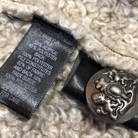 Ranchers Coat in Faux Suede & Sherpa Fleece - Picture 13 of 13